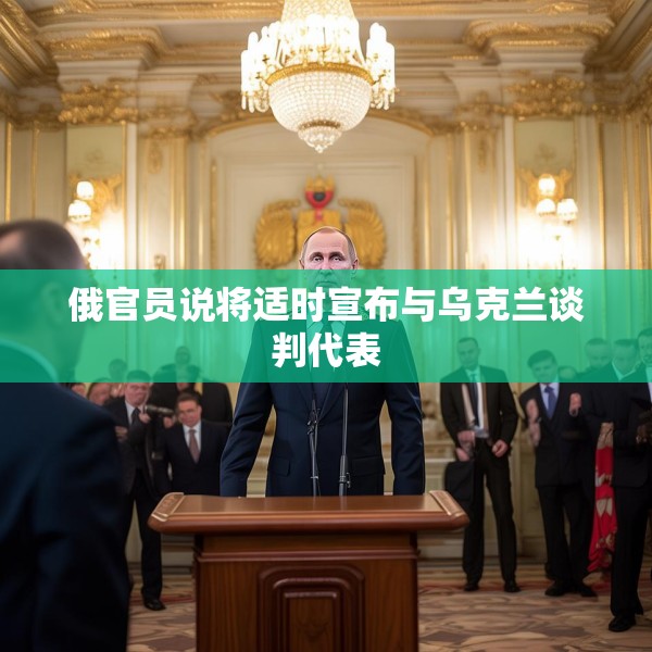 俄官员说将适时宣布与乌克兰谈判代表
