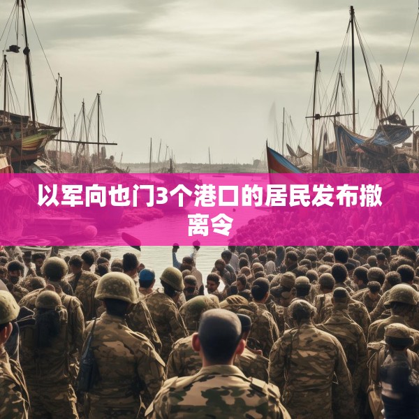 以军向也门3个港口的居民发布撤离令