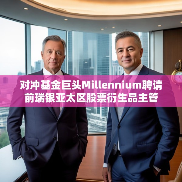 对冲基金巨头Millennium聘请前瑞银亚太区股票衍生品主管
