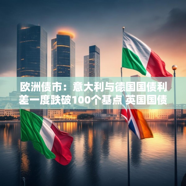 欧洲债市：意大利与德国国债利差一度跌破100个基点 英国国债表现落后