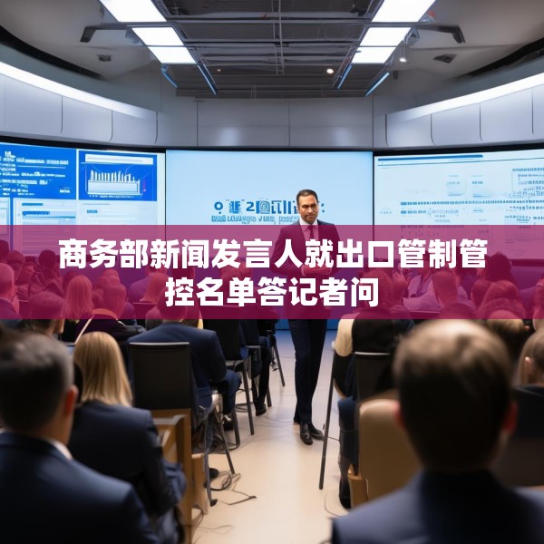商务部新闻发言人就出口管制管控名单答记者问