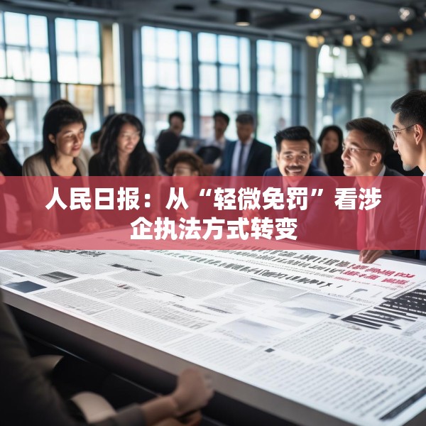人民日报：从“轻微免罚”看涉企执法方式转变