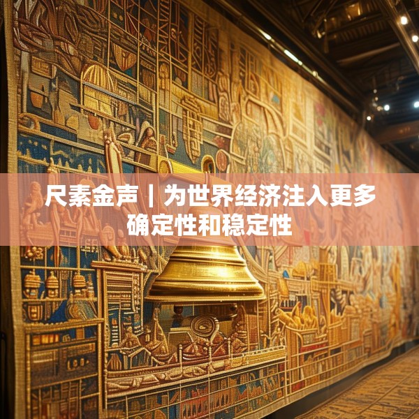 尺素金声｜为世界经济注入更多确定性和稳定性