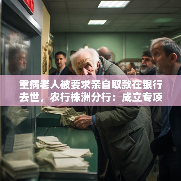 重病老人被要求亲自取款在银行去世，农行株洲分行：成立专项工作组、配合警方调查