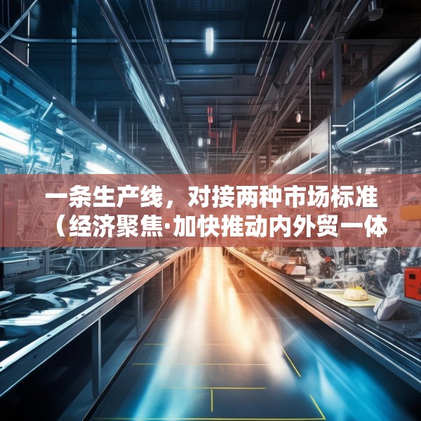 一条生产线，对接两种市场标准（经济聚焦·加快推动内外贸一体化）