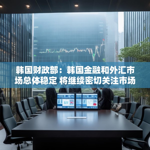 韩国财政部：韩国金融和外汇市场总体稳定 将继续密切关注市场动态