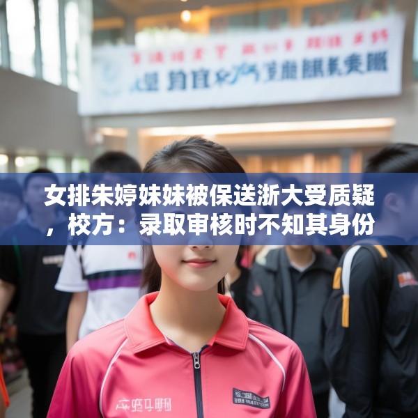 女排朱婷妹妹被保送浙大受质疑，校方：录取审核时不知其身份