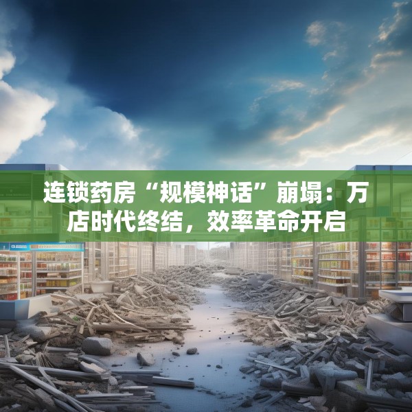 连锁药房“规模神话”崩塌：万店时代终结，效率革命开启