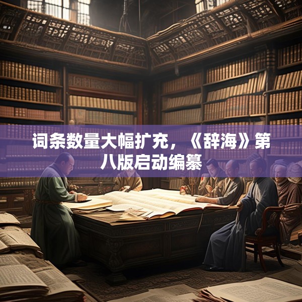 词条数量大幅扩充，《辞海》第八版启动编纂