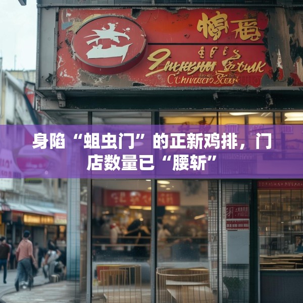 身陷“蛆虫门”的正新鸡排，门店数量已“腰斩”