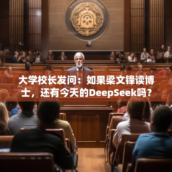 大学校长发问：如果梁文锋读博士，还有今天的DeepSeek吗？