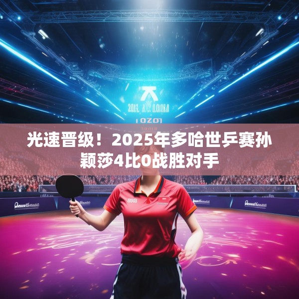 光速晋级！2025年多哈世乒赛孙颖莎4比0战胜对手