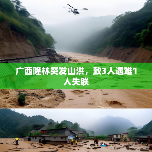 广西隆林突发山洪，致3人遇难1人失联