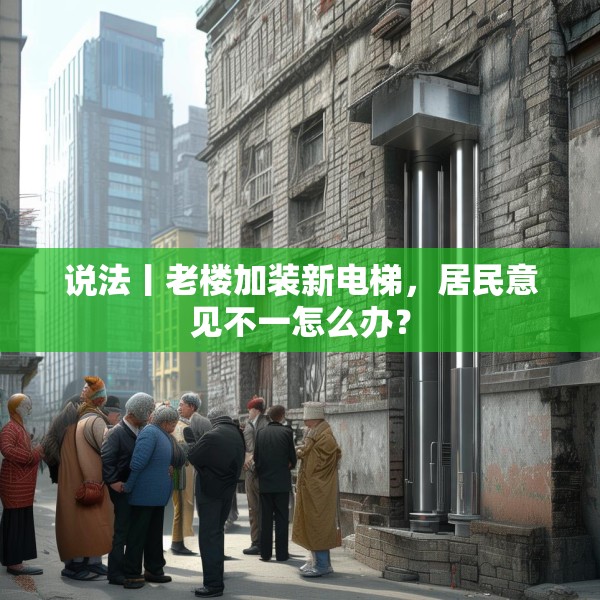 说法丨老楼加装新电梯，居民意见不一怎么办？