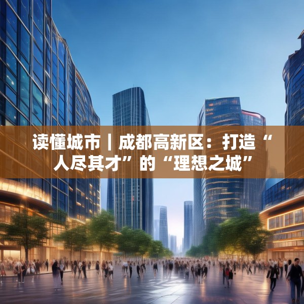 读懂城市｜成都高新区：打造“人尽其才”的“理想之城”