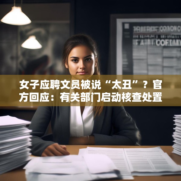 女子应聘文员被说“太丑”？官方回应：有关部门启动核查处置