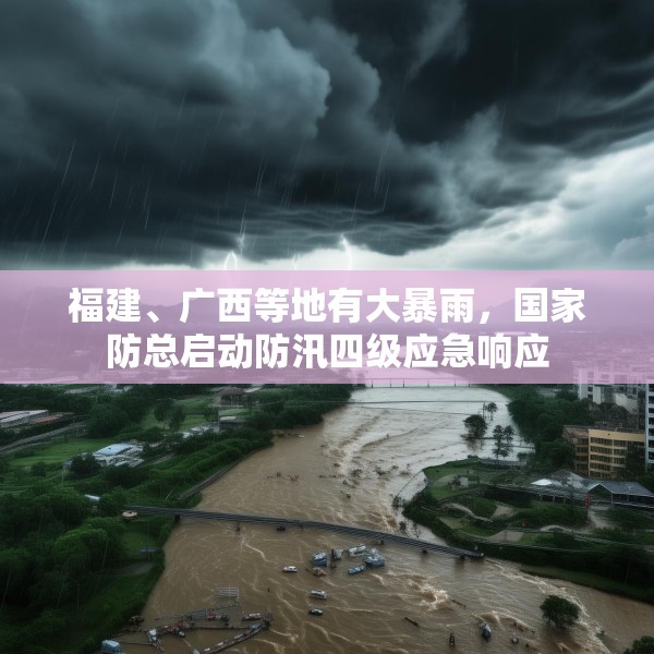 福建、广西等地有大暴雨，国家防总启动防汛四级应急响应