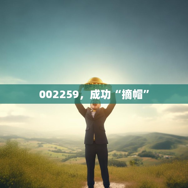 002259，成功“摘帽”