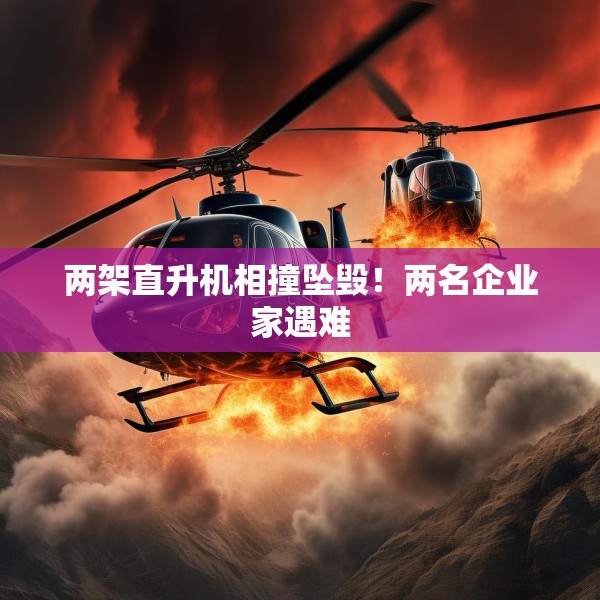 两架直升机相撞坠毁！两名企业家遇难
