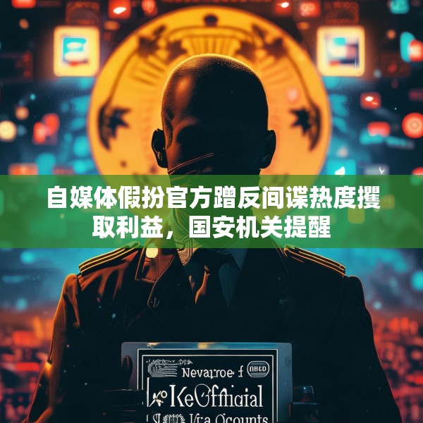 自媒体假扮官方蹭反间谍热度攫取利益，国安机关提醒