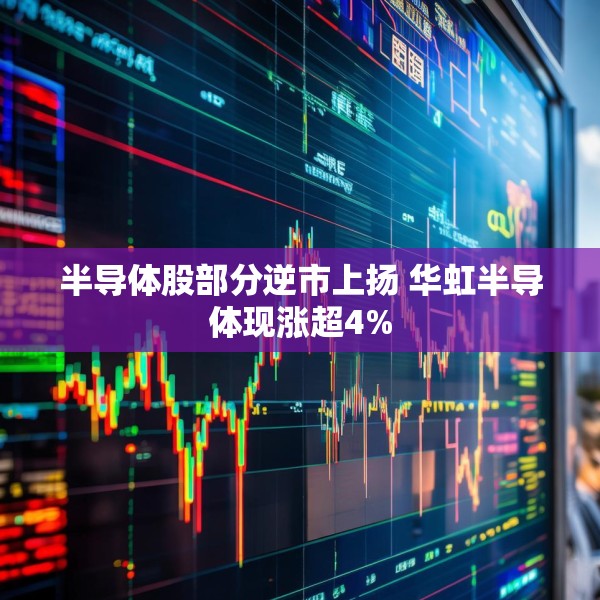 半导体股部分逆市上扬 华虹半导体现涨超4%