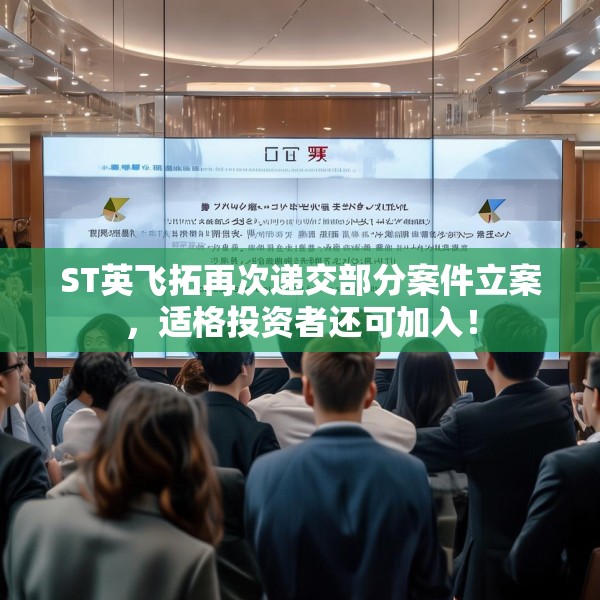 ST英飞拓再次递交部分案件立案，适格投资者还可加入！