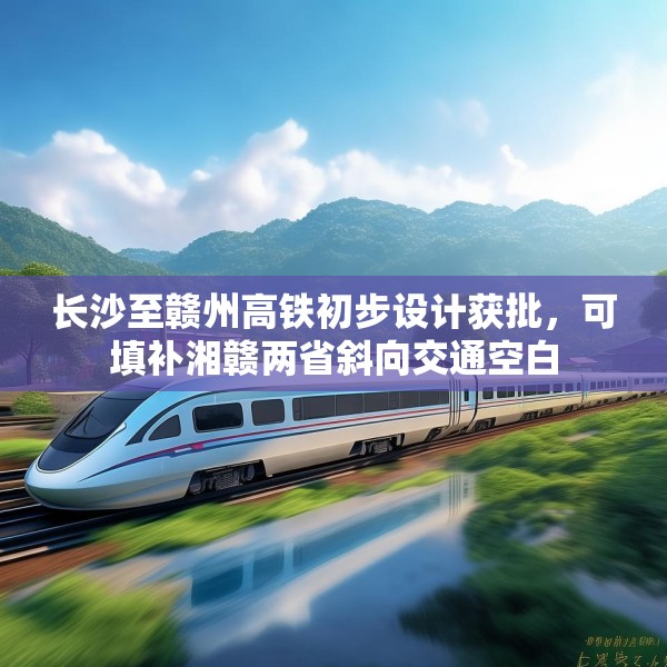 长沙至赣州高铁初步设计获批，可填补湘赣两省斜向交通空白