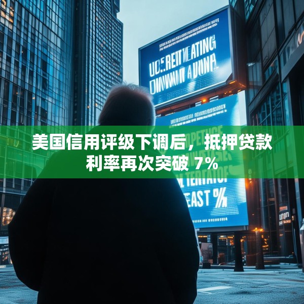 美国信用评级下调后，抵押贷款利率再次突破 7%