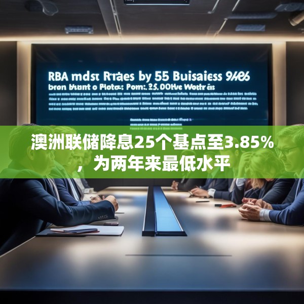 澳洲联储降息25个基点至3.85%，为两年来最低水平