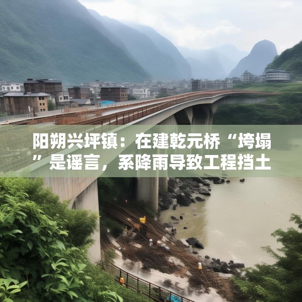 阳朔兴坪镇：在建乾元桥“垮塌”是谣言，系降雨导致工程挡土墙倾斜
