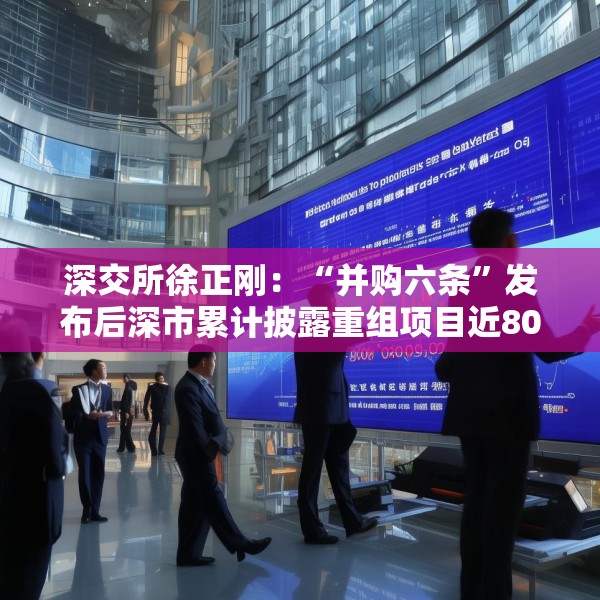 深交所徐正刚：“并购六条”发布后深市累计披露重组项目近800单，重大资产重组超90单同比增200%