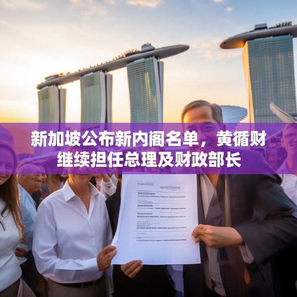 新加坡公布新内阁名单，黄循财继续担任总理及财政部长