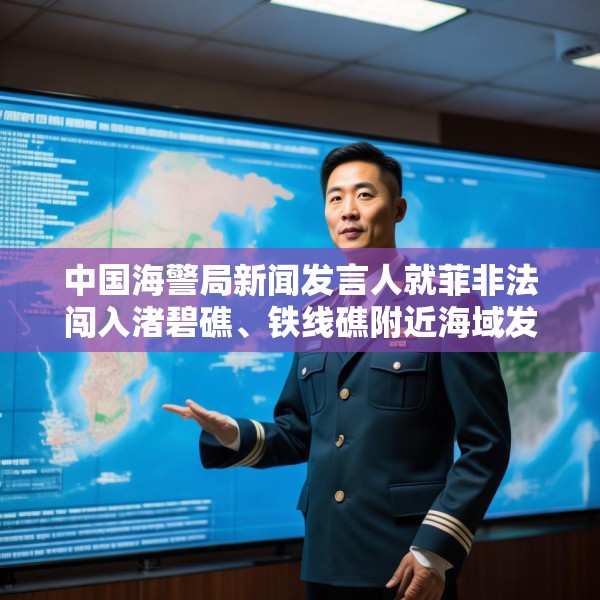 中国海警局新闻发言人就菲非法闯入渚碧礁、铁线礁附近海域发表谈话
