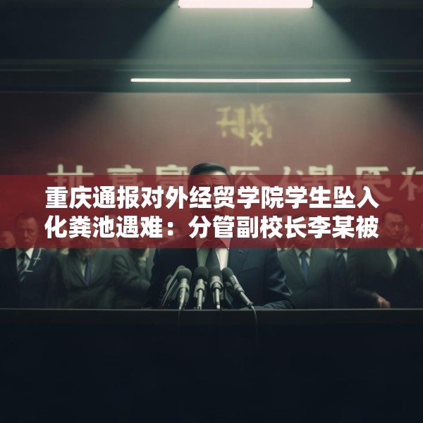 重庆通报对外经贸学院学生坠入化粪池遇难：分管副校长李某被免职