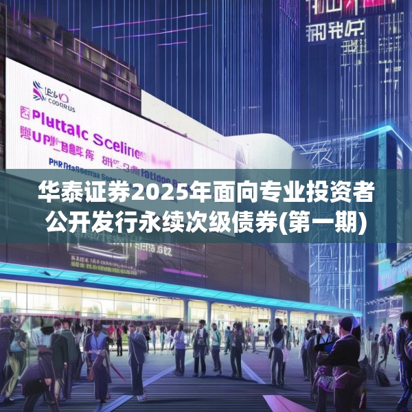 华泰证券2025年面向专业投资者公开发行永续次级债券(第一期)