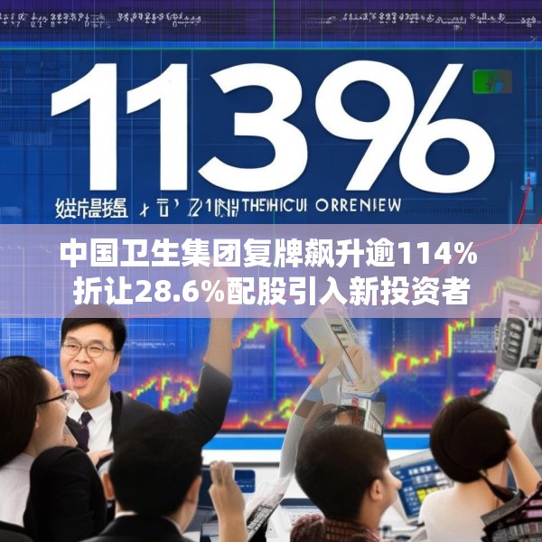 中国卫生集团复牌飙升逾114% 折让28.6%配股引入新投资者