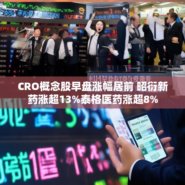 CRO概念股早盘涨幅居前 昭衍新药涨超13%泰格医药涨超8%