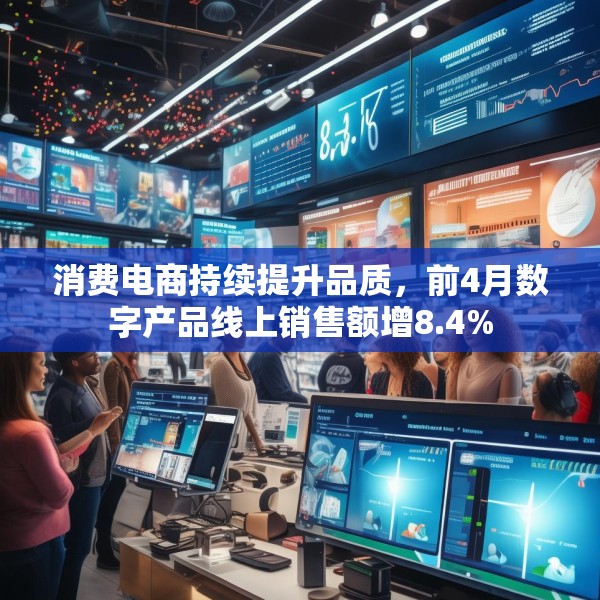消费电商持续提升品质，前4月数字产品线上销售额增8.4%