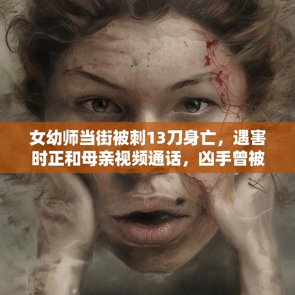 女幼师当街被刺13刀身亡，遇害时正和母亲视频通话，凶手曾被鉴定有精神病