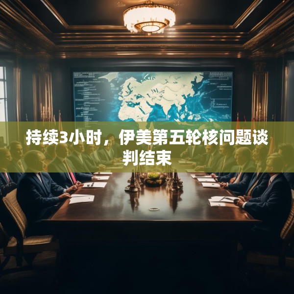 持续3小时，伊美第五轮核问题谈判结束