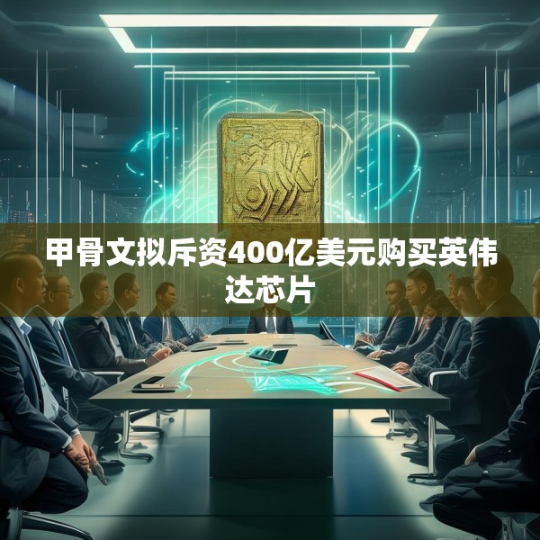 甲骨文拟斥资400亿美元购买英伟达芯片