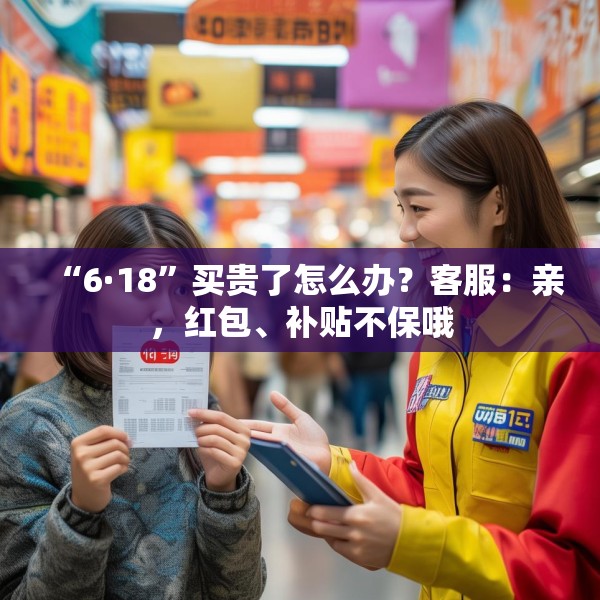 “6·18”买贵了怎么办？客服：亲，红包、补贴不保哦