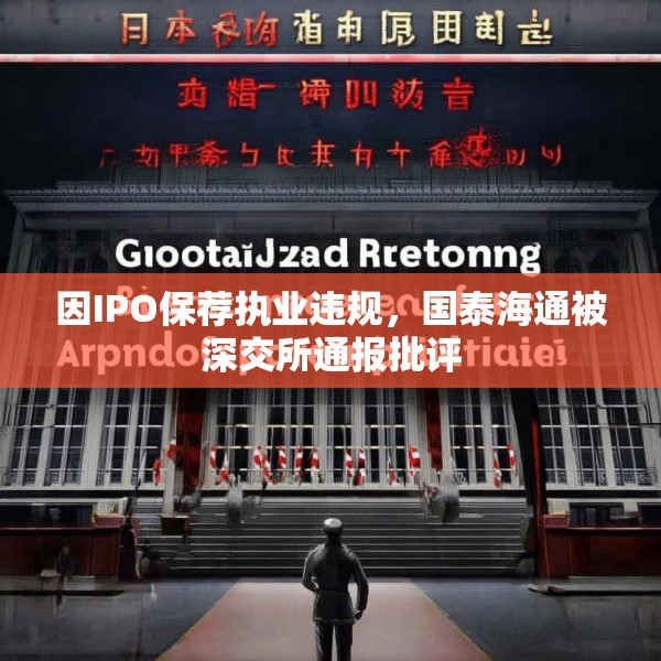 因IPO保荐执业违规，国泰海通被深交所通报批评