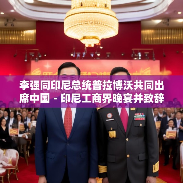 李强同印尼总统普拉博沃共同出席中国－印尼工商界晚宴并致辞
