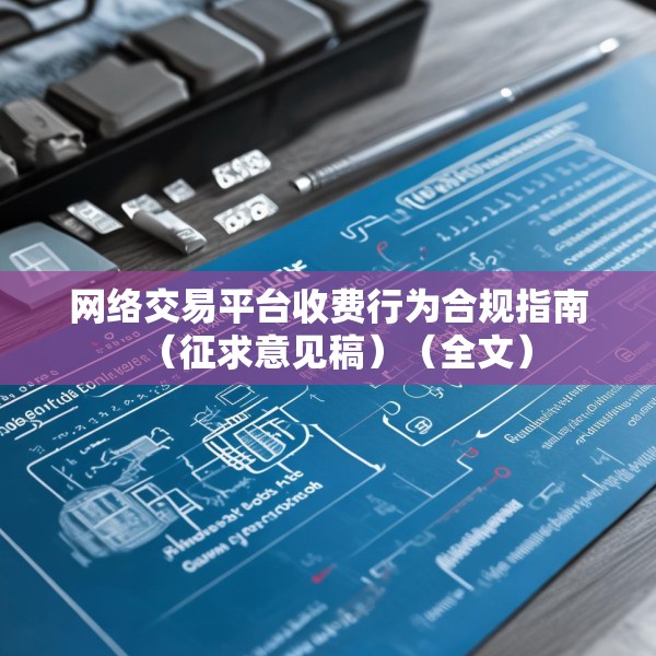 网络交易平台收费行为合规指南（征求意见稿）（全文）