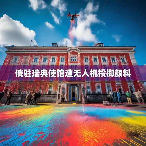 俄驻瑞典使馆遭无人机投掷颜料