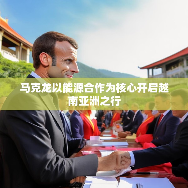 马克龙以能源合作为核心开启越南亚洲之行