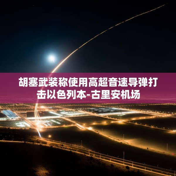 胡塞武装称使用高超音速导弹打击以色列本-古里安机场