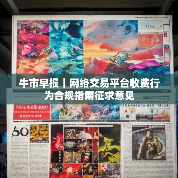 牛市早报｜网络交易平台收费行为合规指南征求意见