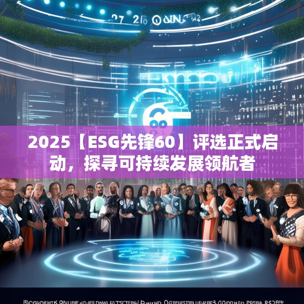 2025【ESG先锋60】评选正式启动，探寻可持续发展领航者